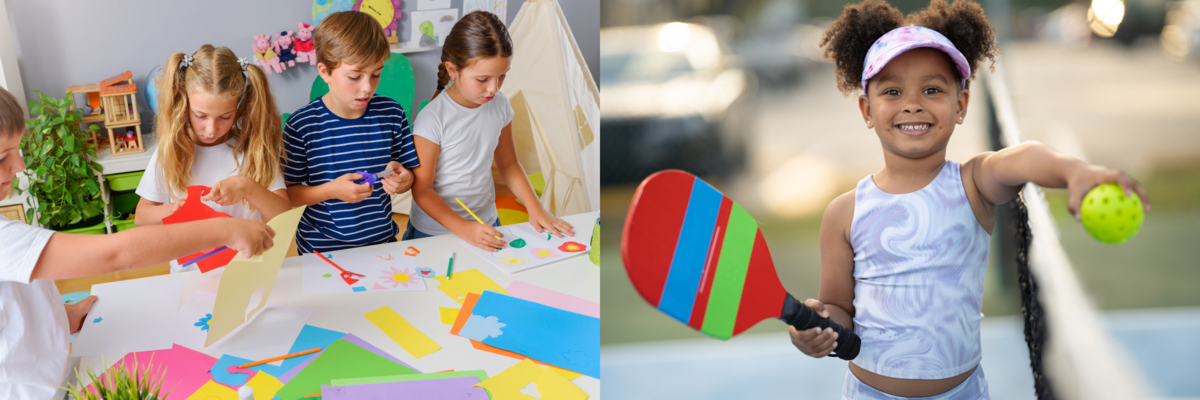 2-N-1 Camp: Art & Pickleball  